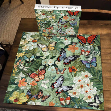 Buttfly World Jigsaw Puzzle 1000 pezzi